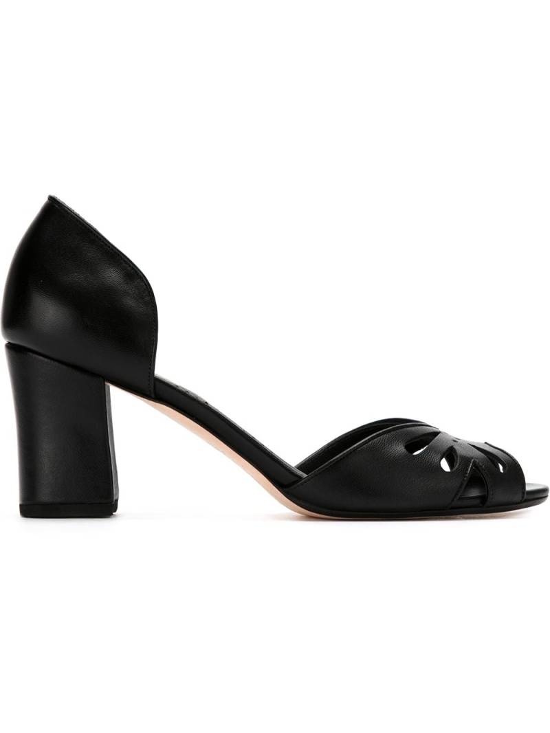 Sarah Chofakian peep toe pumps - Black von Sarah Chofakian