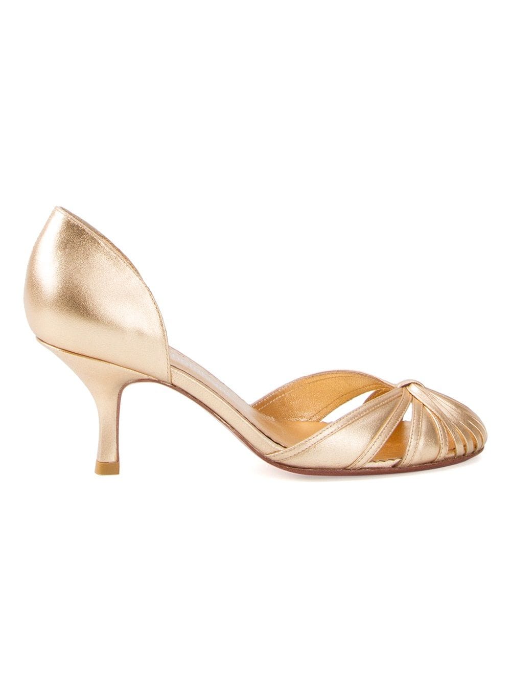 Sarah Chofakian round-toe pumps - Metallic von Sarah Chofakian