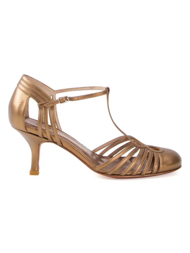 Sarah Chofakian strappy pumps - Metallic von Sarah Chofakian