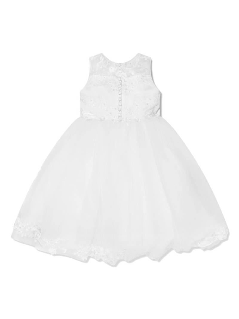 Sarah Louise embroidered-design sleeveless dress - White von Sarah Louise