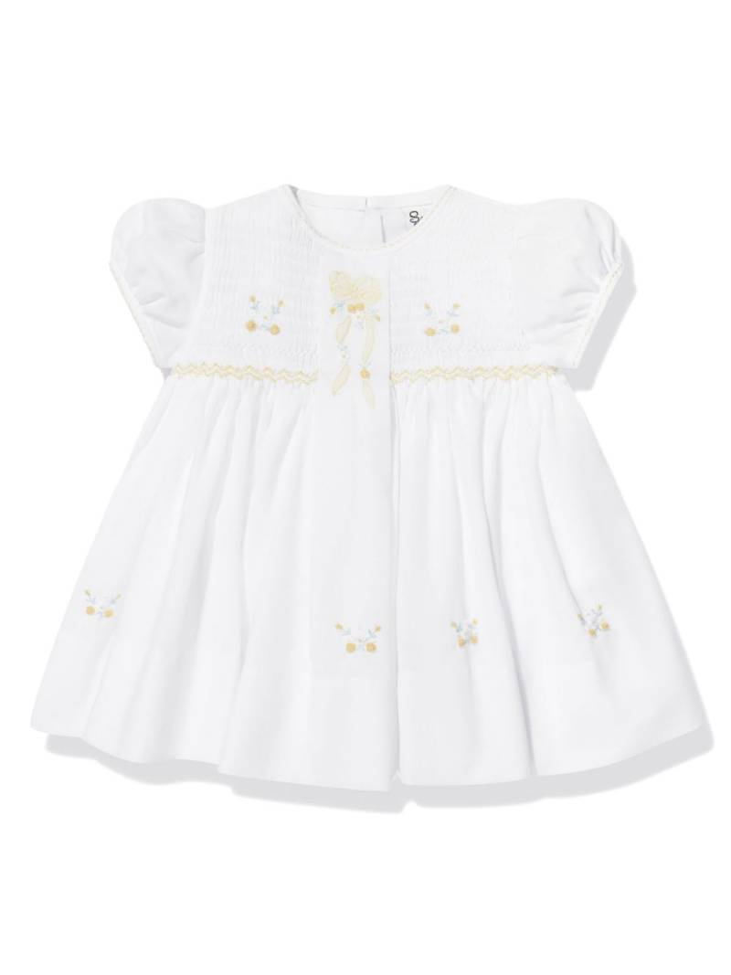 Sarah Louise floral-embroidered dress - White von Sarah Louise