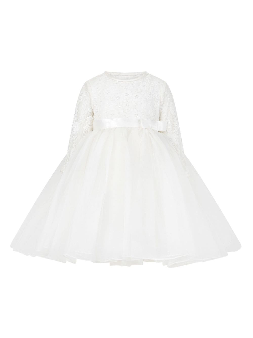 Sarah Louise floral-lace tulle dress - White von Sarah Louise