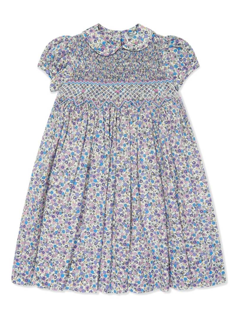 Sarah Louise floral-print dress - Purple von Sarah Louise