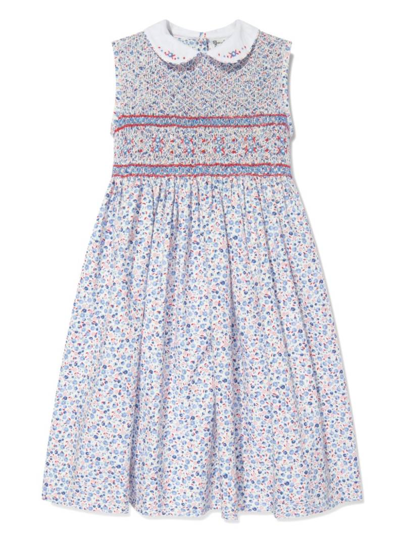 Sarah Louise floral-print sleeveless dress - Blue von Sarah Louise