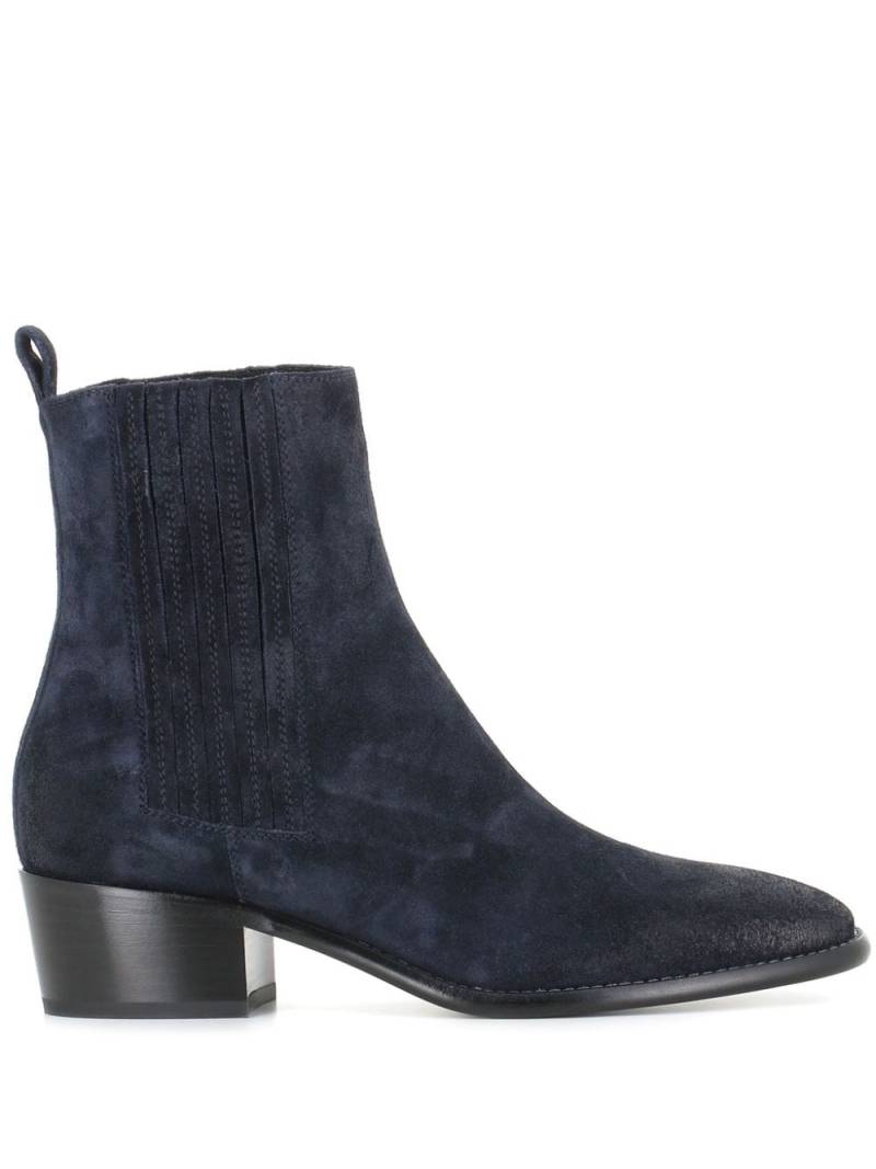 Sartore 45mm suede ankle boots - Blue von Sartore