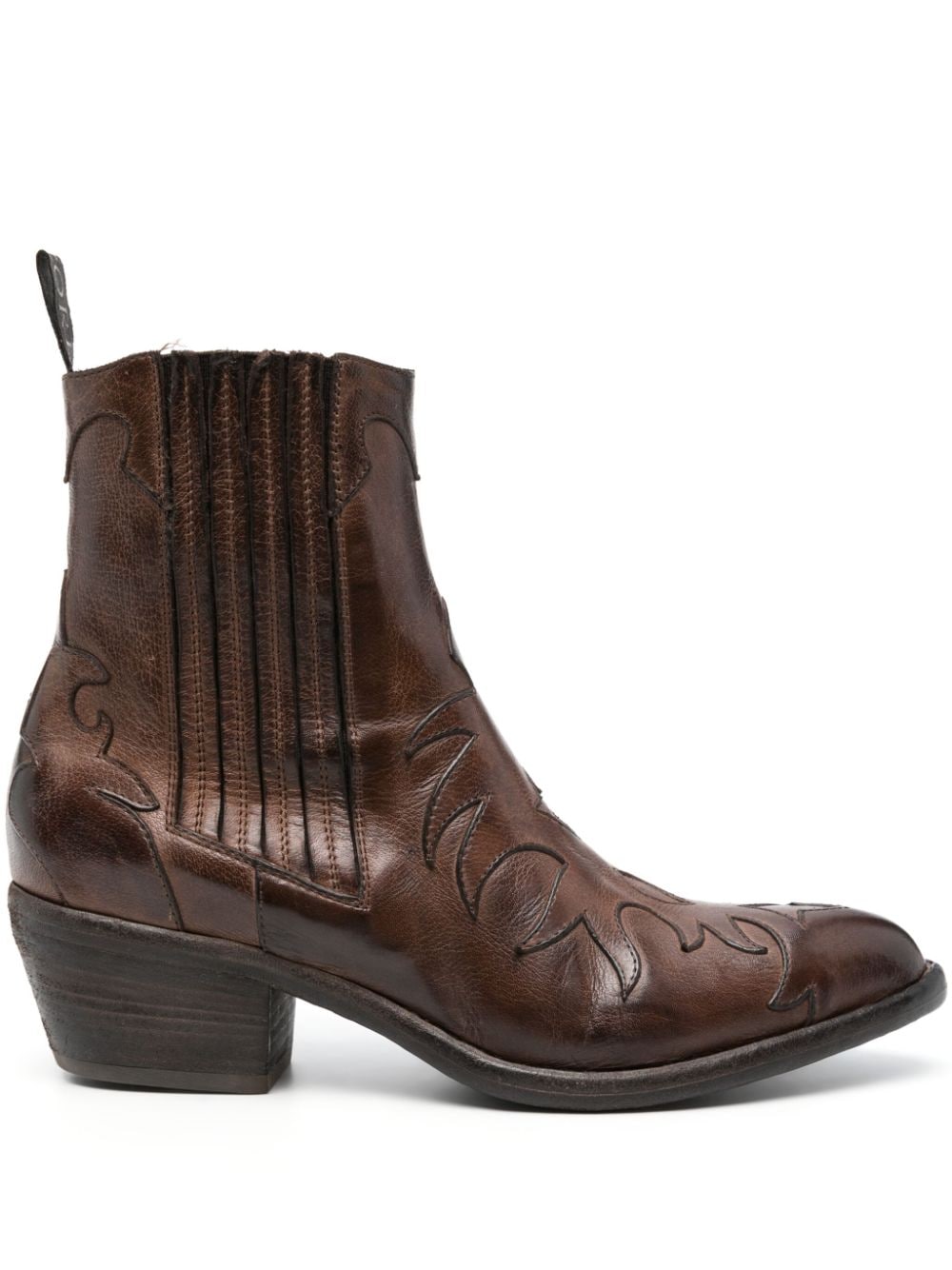 Sartore 55mm leather boots - Brown von Sartore