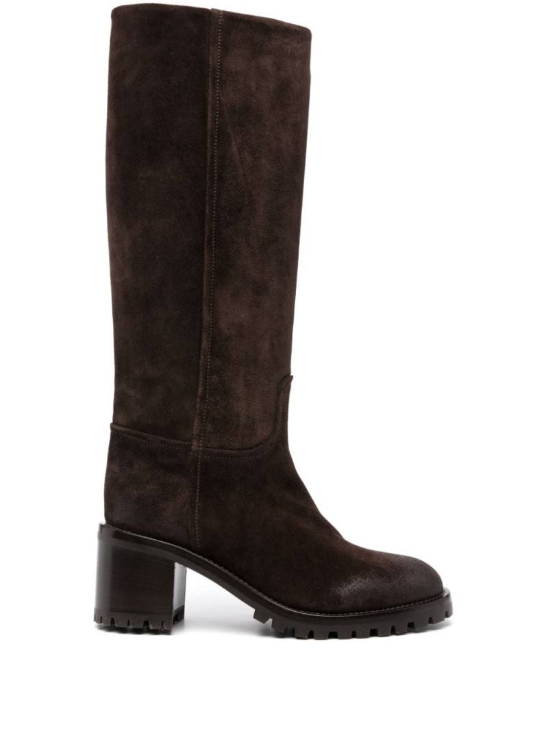 Sartore 70mm suede knee-high boots - Brown von Sartore