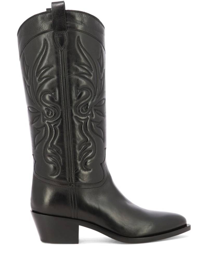 Sartore western-style leather boots - Black von Sartore