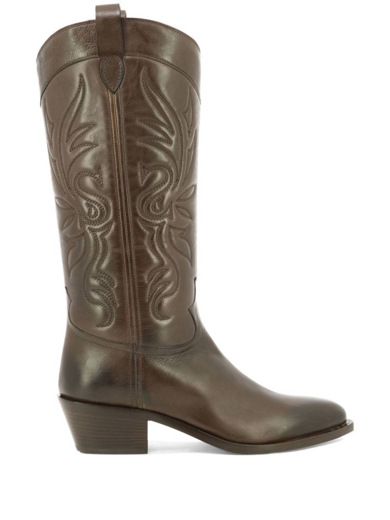 Sartore western-style leather boots - Brown von Sartore