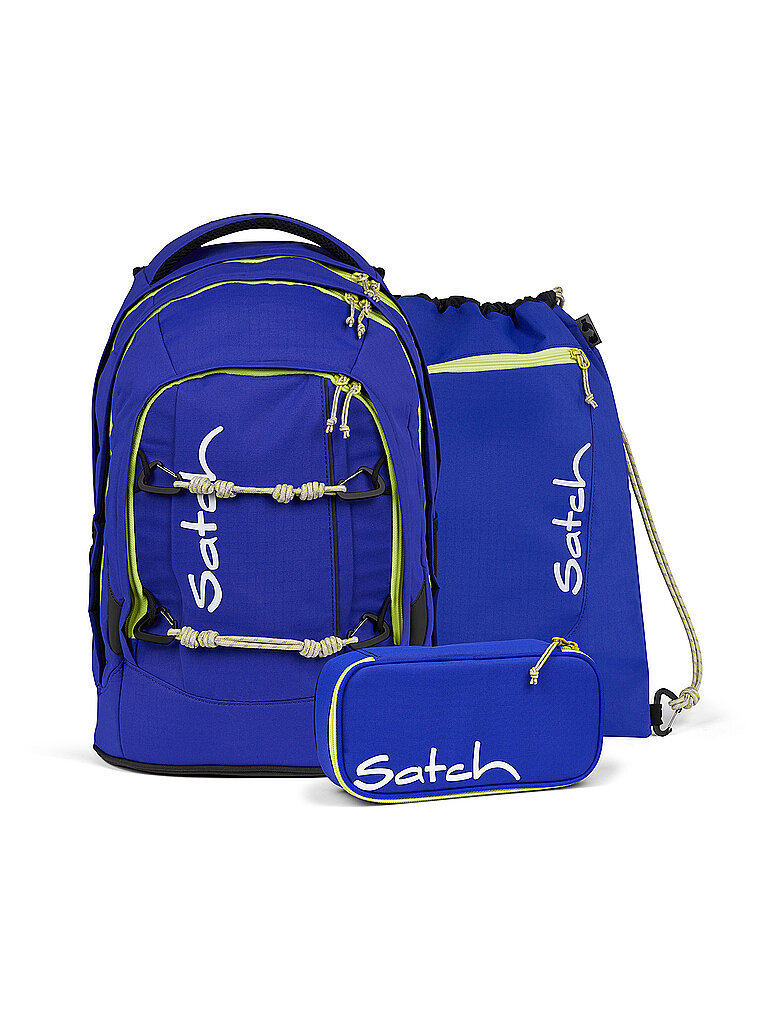 SATCH Schulrucksack Set - Pack Blue Climber von Satch