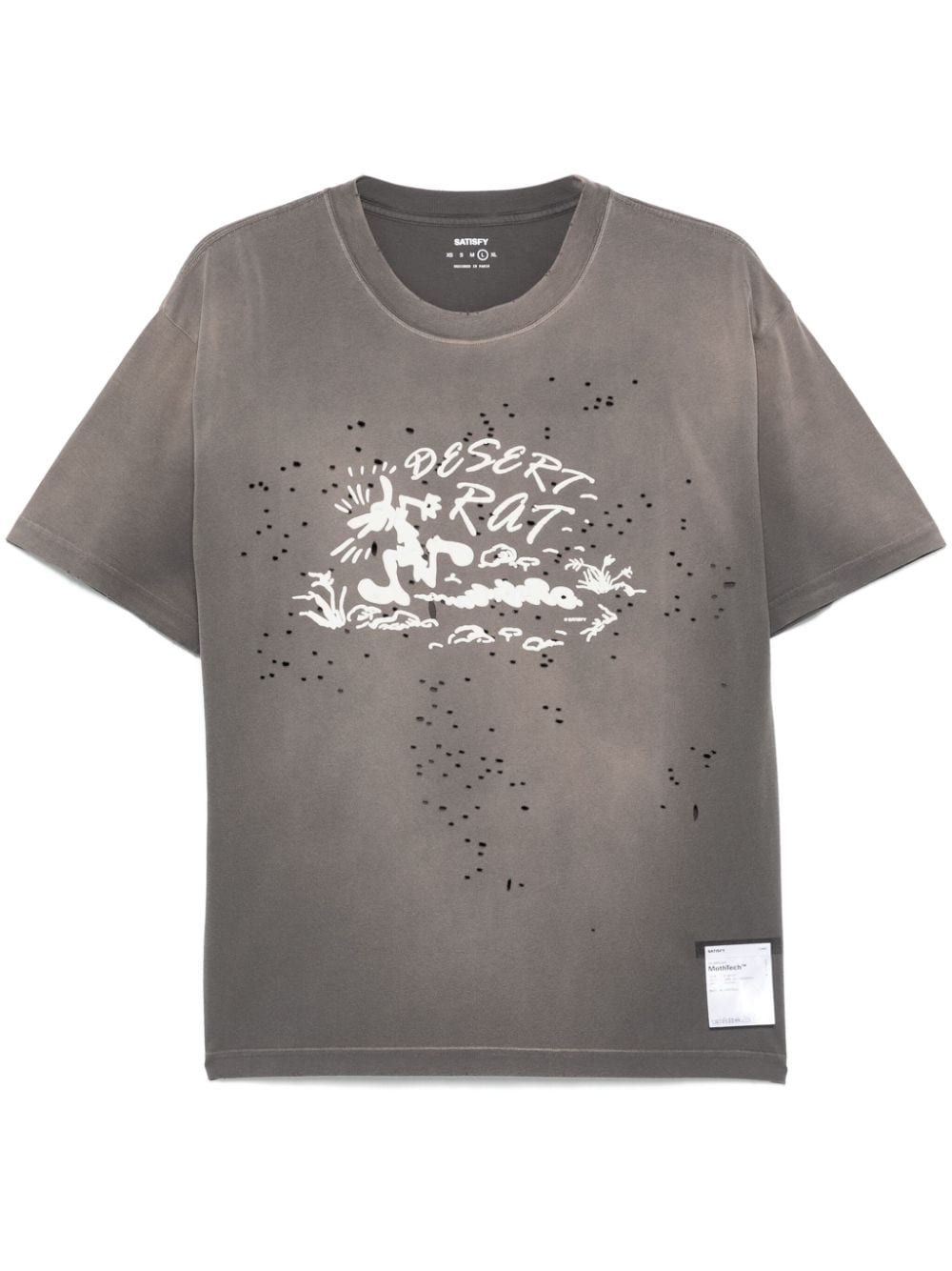 Satisfy Mothtech T-shirt - Grey von Satisfy