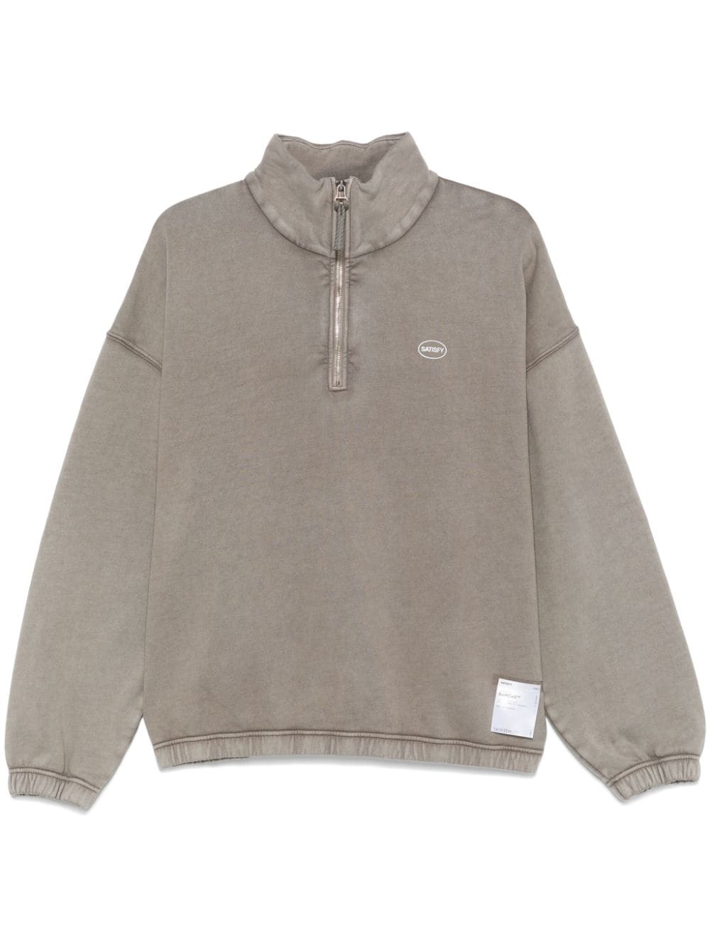 Satisfy SoftCell half-zip sweatshirt - Grey von Satisfy