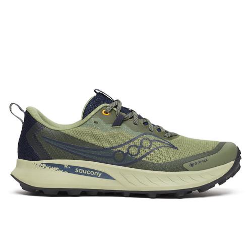 Saucony Laufschuh Peregrine 15 Gtx - Hemlock/Navy (Grösse: 40.5) von Saucony