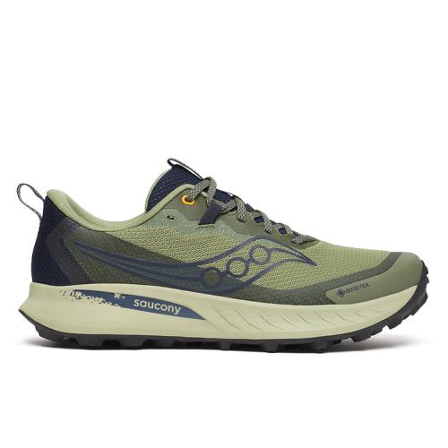 Saucony Laufschuh Peregrine 15 Gtx - Hemlock/Navy (Grösse: 46.5) von Saucony