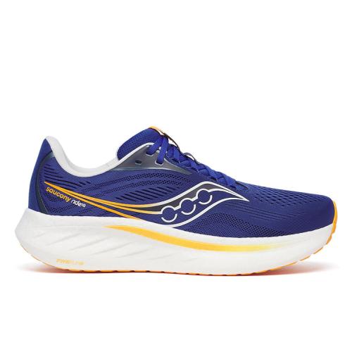 Saucony Laufschuh Ride 18 - Azurite/Peel (Grösse: 40.5) von Saucony