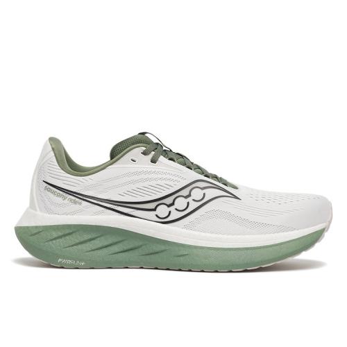 Saucony Laufschuh Ride 18 - White/Olivine (Grösse: 40) von Saucony