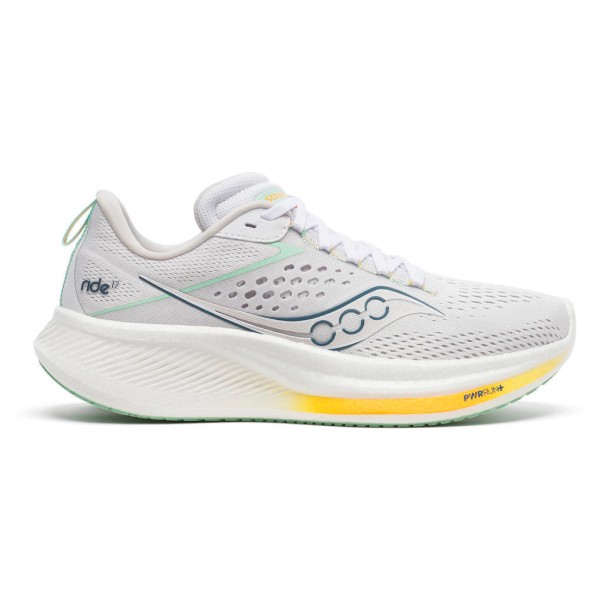 Saucony - Women's Ride 17 - Runningschuhe Gr 10 grau/weiß von Saucony