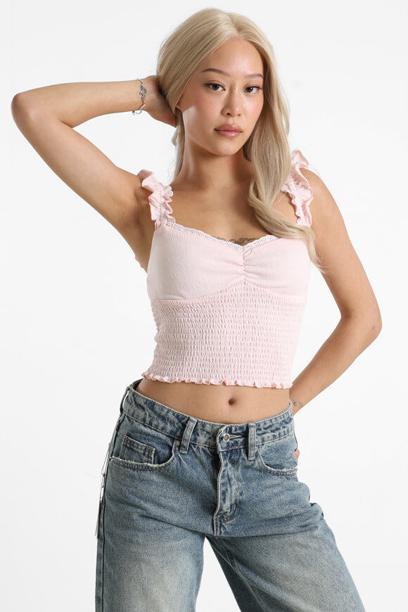 Savage Honey Crop Top | Hell Pink | Damen  | L von Savage Honey