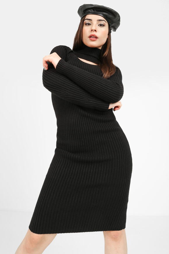 Savage Honey Geripptes Strickkleid | Schwarz | Damen | S Savage Honey Geripptes Strickkleid | Schwarz | Damen | S von Savage Honey