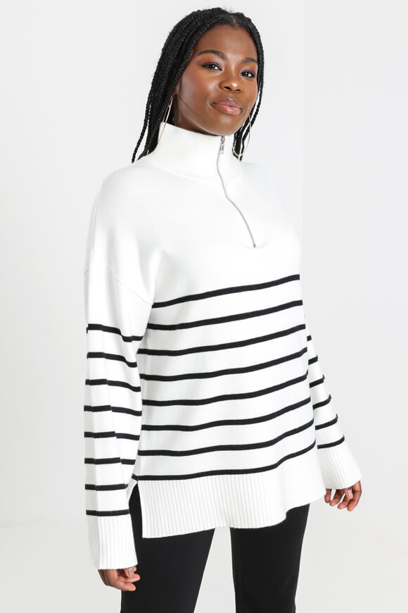 Savage Honey Langer Strickpullover | Offwhite | Damen  | XS von Savage Honey