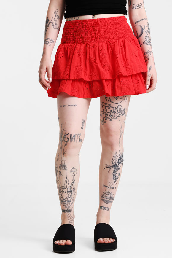 Savage Honey Minirock mit Lochmuster | Rot | Damen | S Savage Honey Minirock mit Lochmuster | Rot | Damen | S von Savage Honey