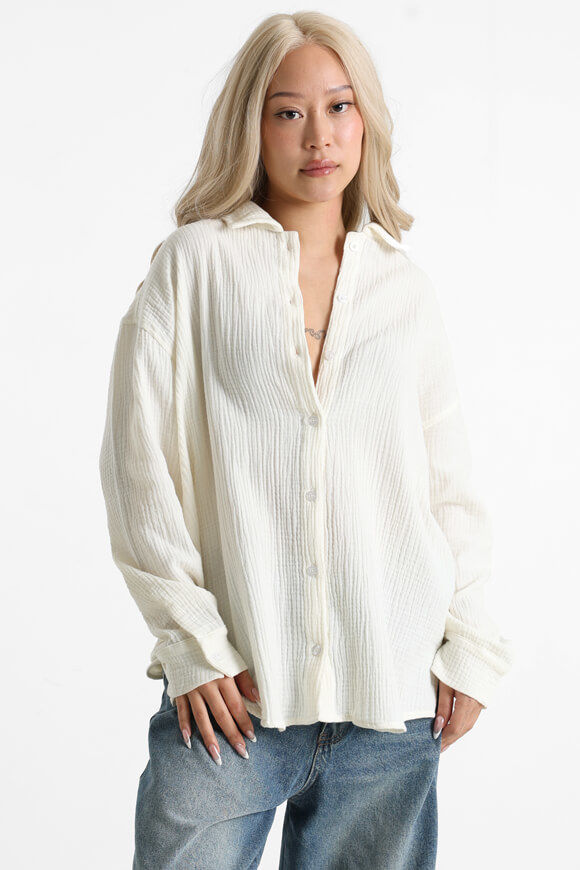 Savage Honey Musselin Oversize Hemd | Creme | Damen | L Savage Honey Musselin Oversize Hemd | Creme | Damen | L von Savage Honey