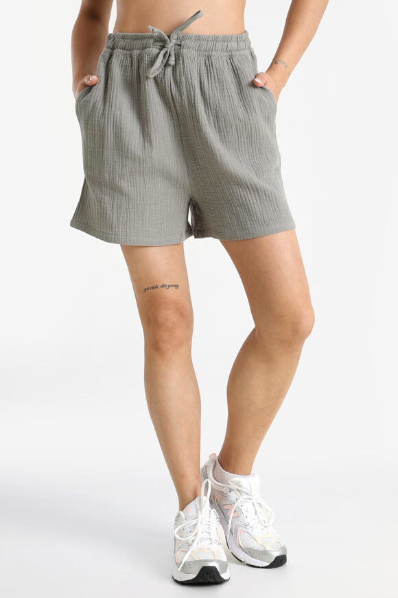 Savage Honey Musselin-Shorts | Olive | Damen | XXS Savage Honey Musselin-Shorts | Olive | Damen | XXS von Savage Honey