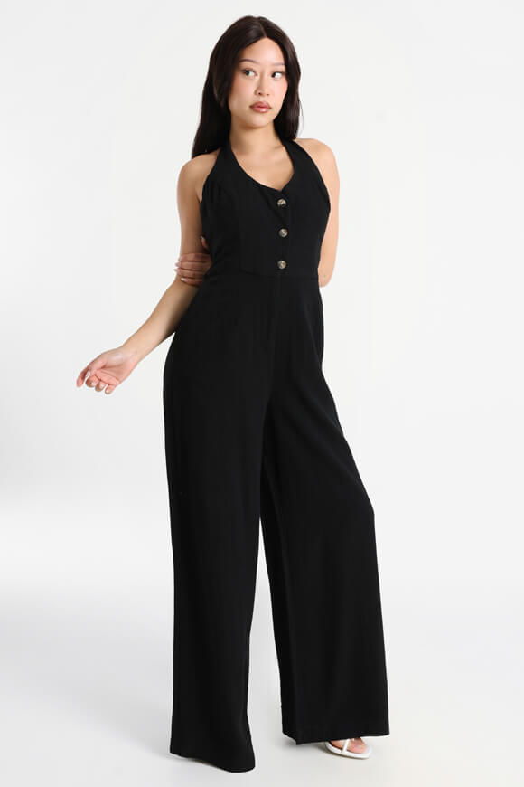 Savage Honey Neckholder Overall | Schwarz | Damen  | XS von Savage Honey