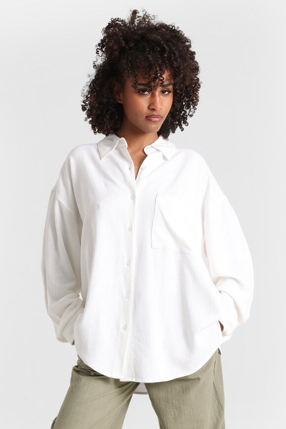 Savage Honey Oversize Leinenhemd | Offwhite | Damen  | L von Savage Honey