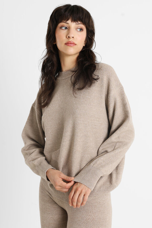 Savage Honey Oversize Strickpullover | Beige Melange | Damen | XXS Savage Honey Oversize Strickpullover | Beige Melange | Damen | XXS von Savage Honey