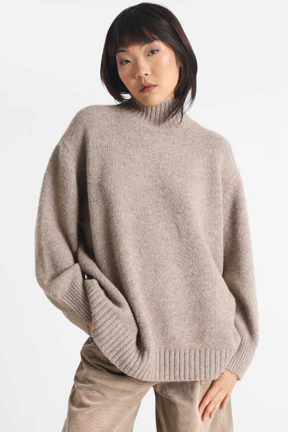 Savage Honey Oversize Strickpullover | Beige meliert | Damen  | L von Savage Honey