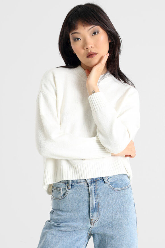 Savage Honey Oversize Strickpullover | Offwhite | Damen  | L von Savage Honey