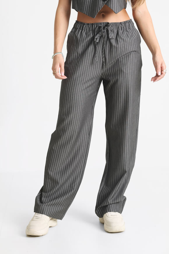 Savage Honey Straight Leg Hose | Anthrazit + Weiss | Damen | L Savage Honey Straight Leg Hose | Anthrazit + Weiss | Damen | L von Savage Honey