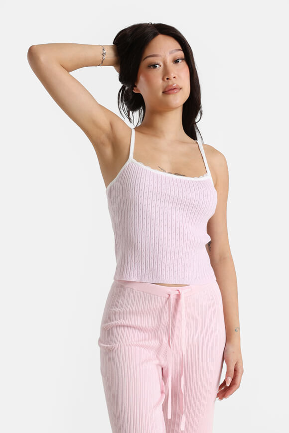 Savage Honey Strick Crop Trägertop | Rosa | Damen  | L von Savage Honey