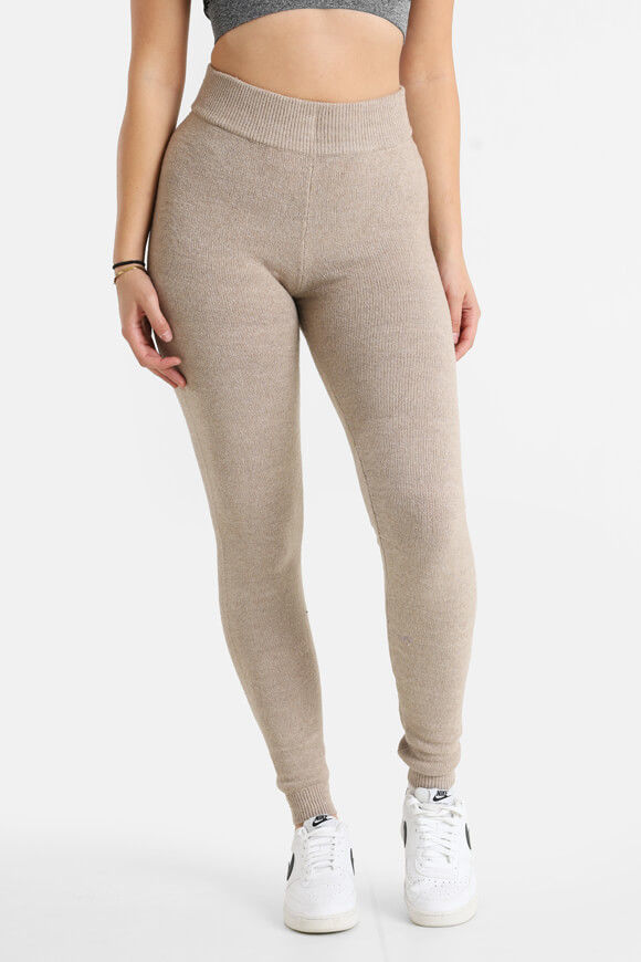 Savage Honey Strickleggings | Beige Melange | Damen  | L von Savage Honey