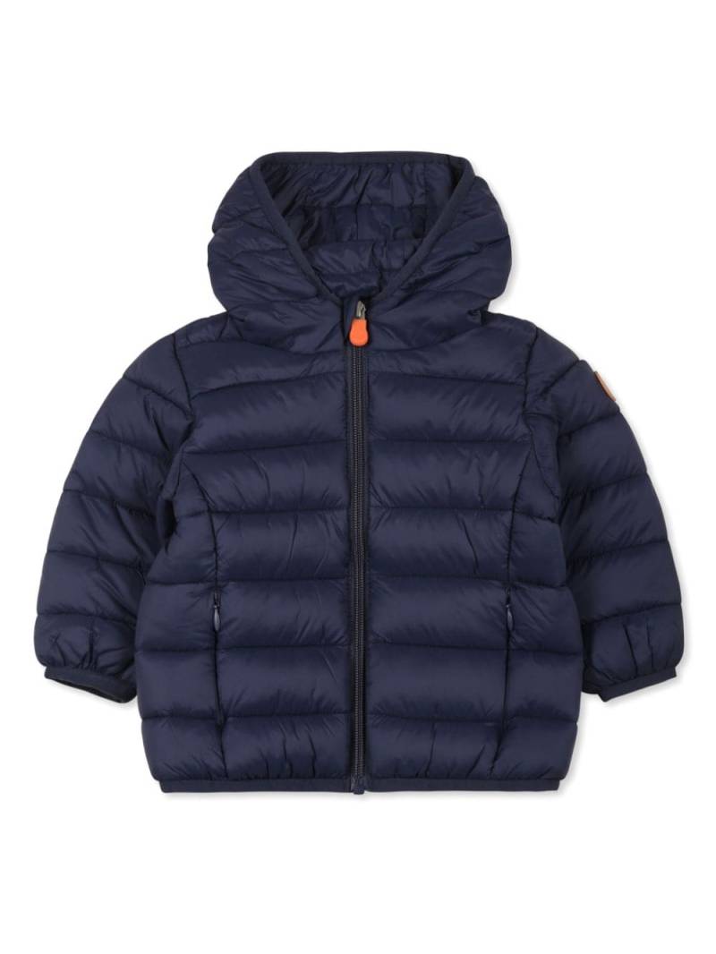 Save The Duck Kids quilted puffer jacket - Blue von Save The Duck Kids