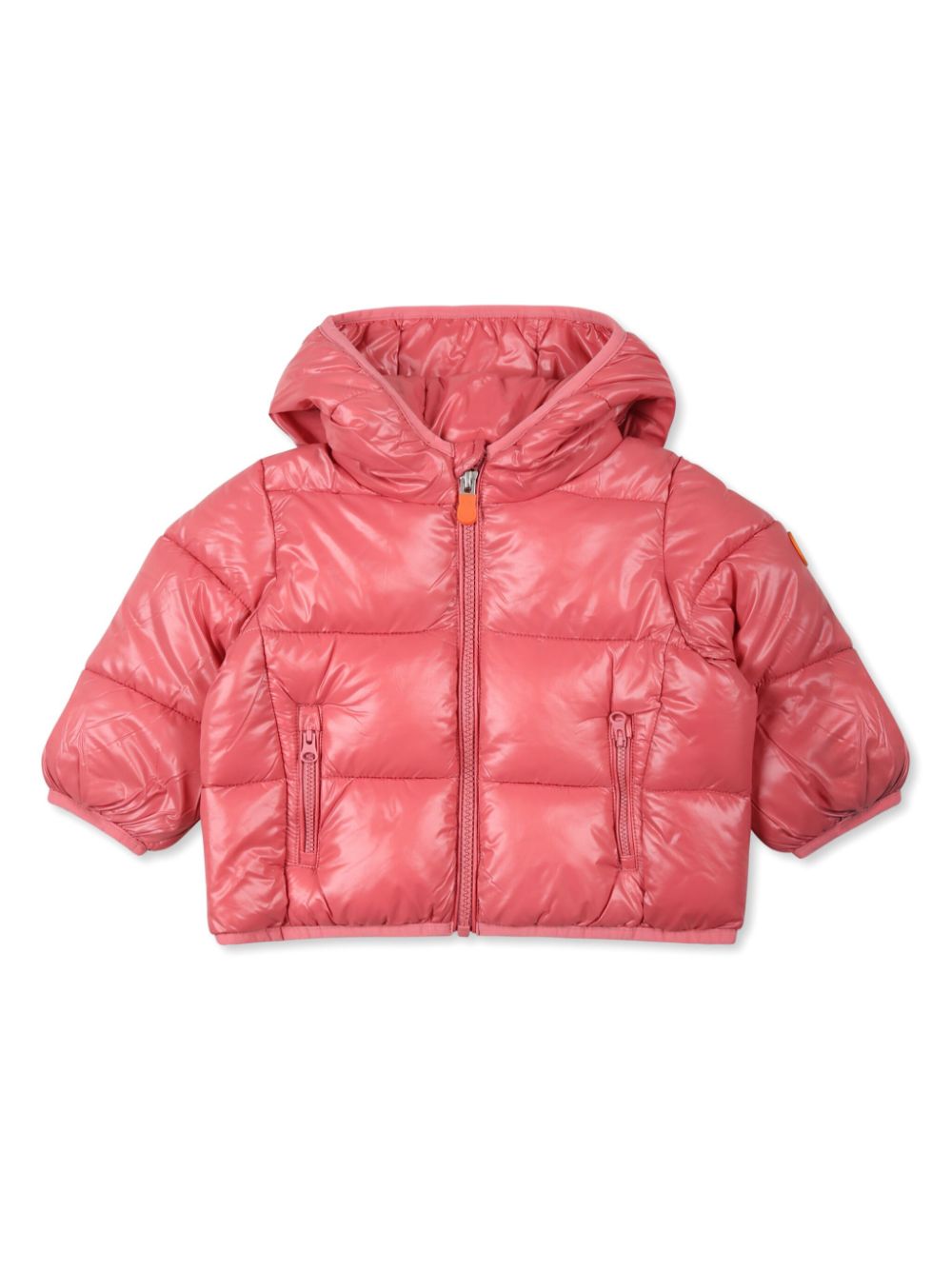 Save The Duck Kids quilted puffer jacket - Pink von Save The Duck Kids