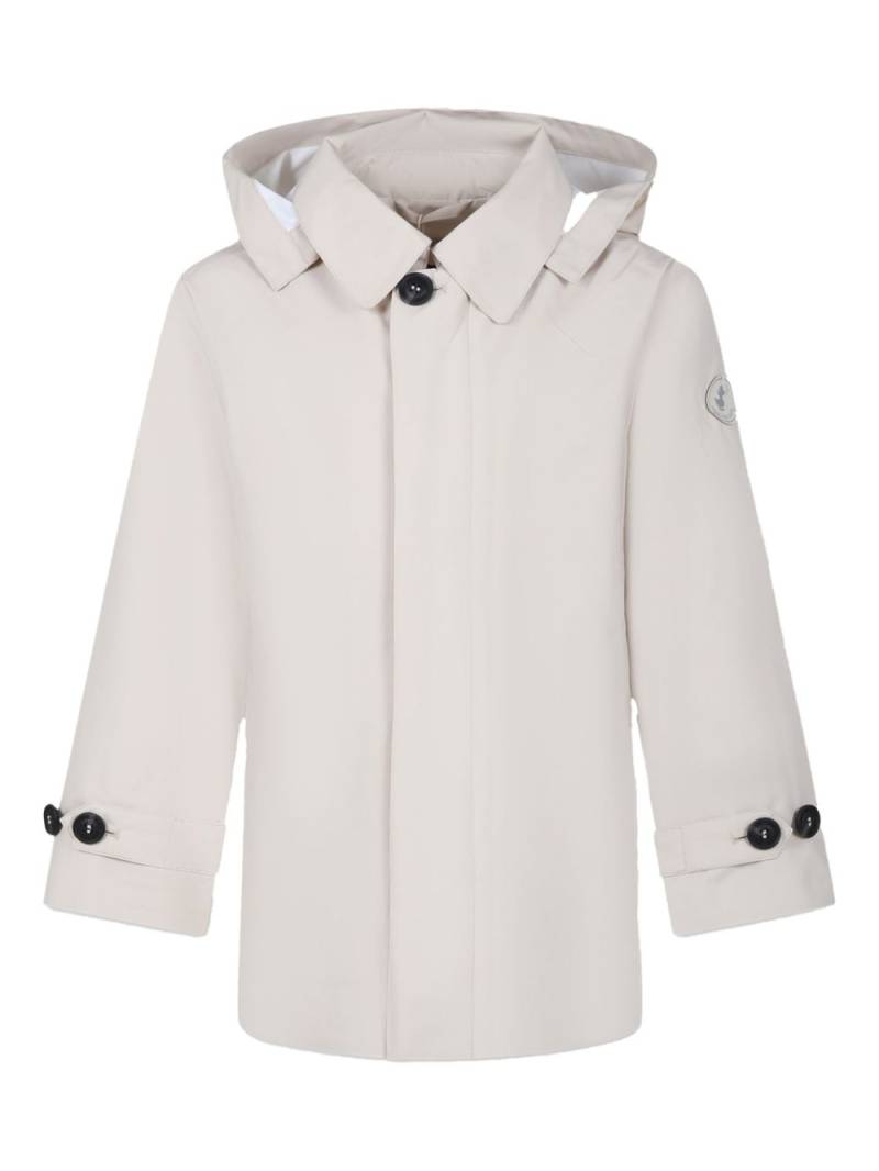 Save The Duck Kids recycled-polyester hooded coat - White von Save The Duck Kids