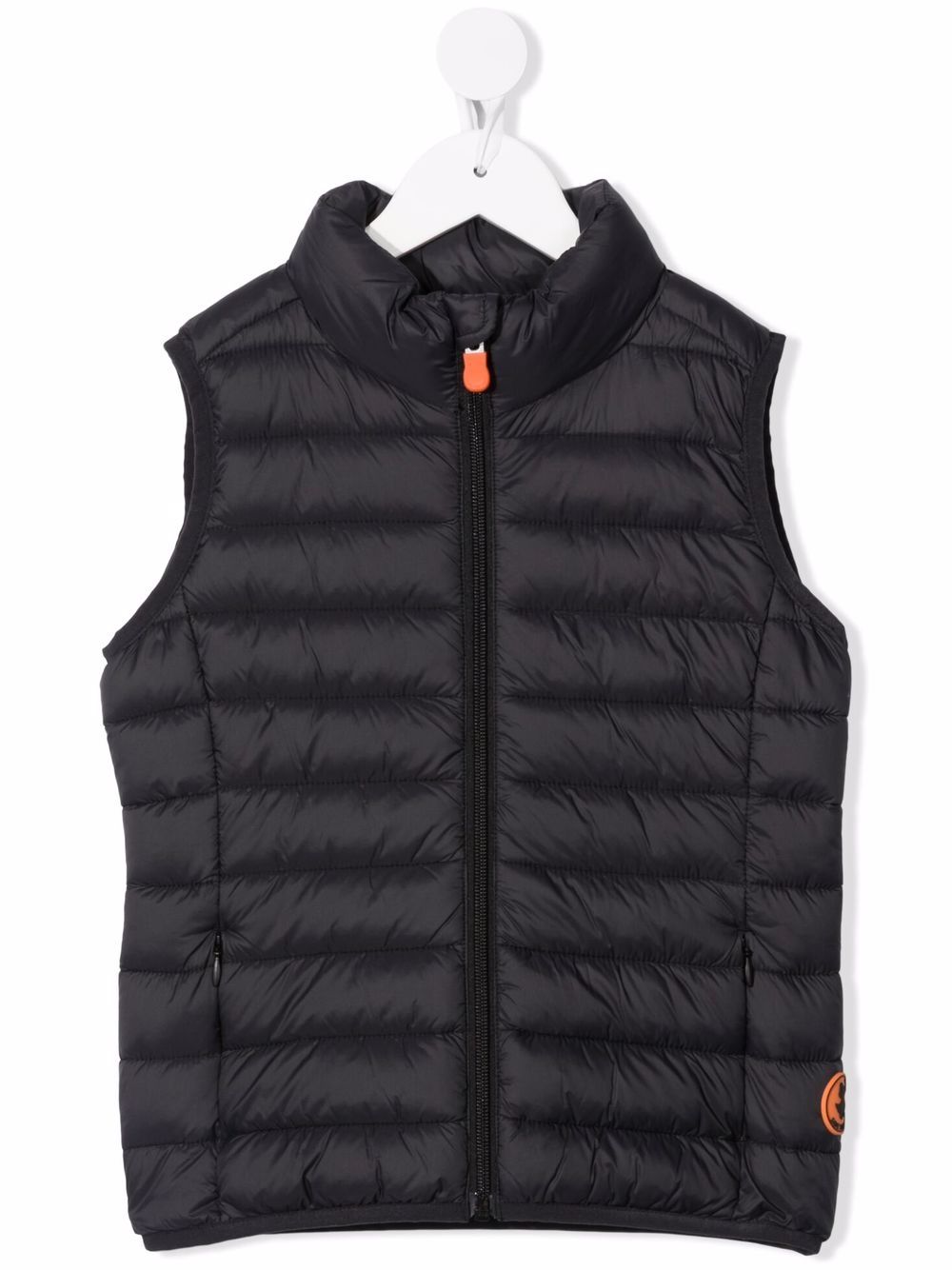 Save The Duck Kids side-patch padded gilet - Black von Save The Duck Kids