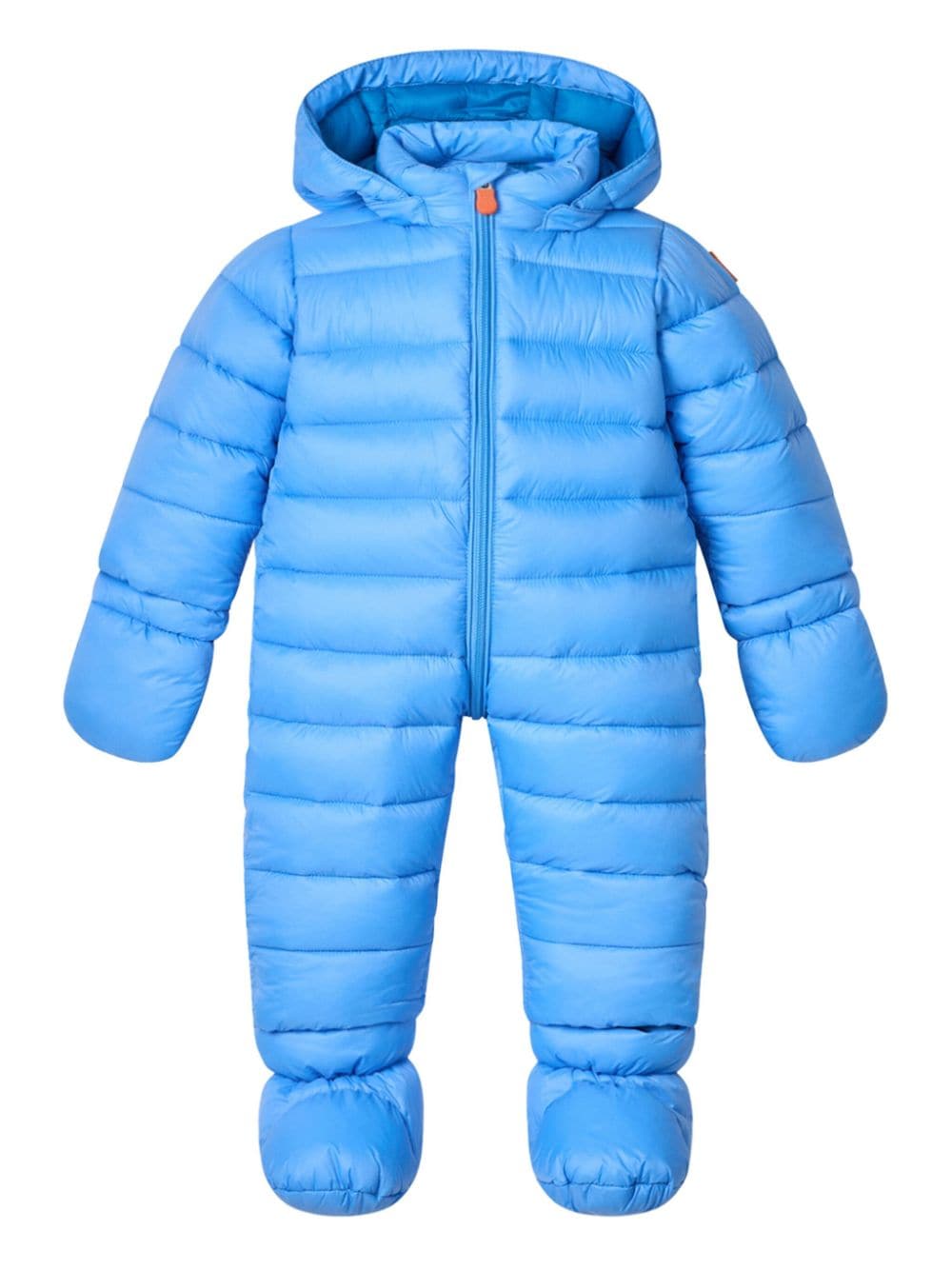 Save The Duck Kids zipped hooded snowsuit - Blue von Save The Duck Kids