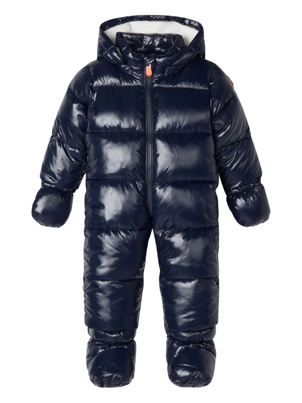 Save The Duck Kids zipped hooded snowsuit - Blue von Save The Duck Kids