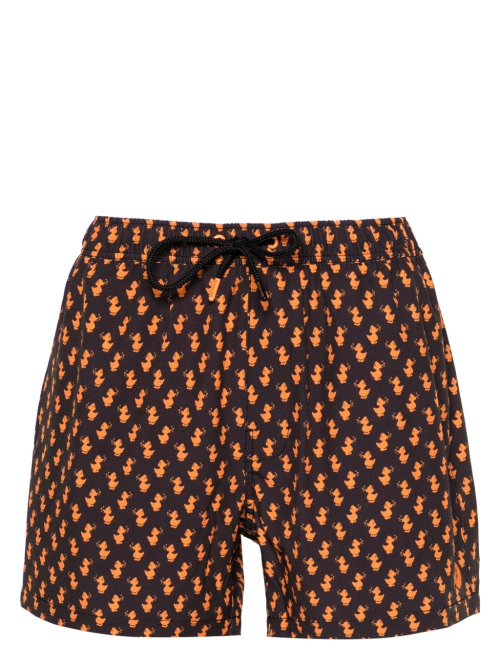 Save The Duck Ademir monogram-print swim shorts - Black von Save The Duck