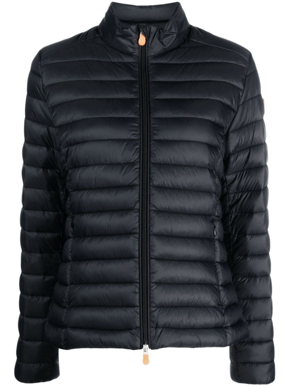 Save The Duck Carly zip-up puffer jacket - Black von Save The Duck