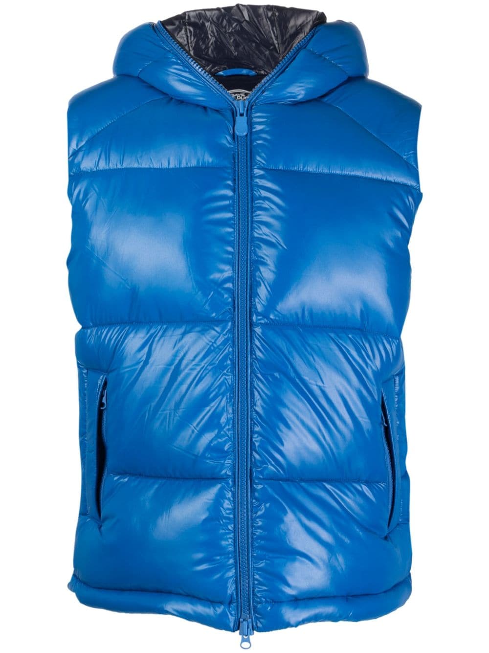 Save The Duck Dexter hooded gilet - Blue von Save The Duck