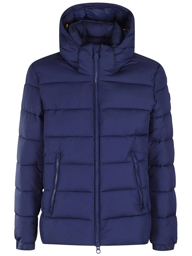 Save The Duck hooded padded jacket - Blue von Save The Duck