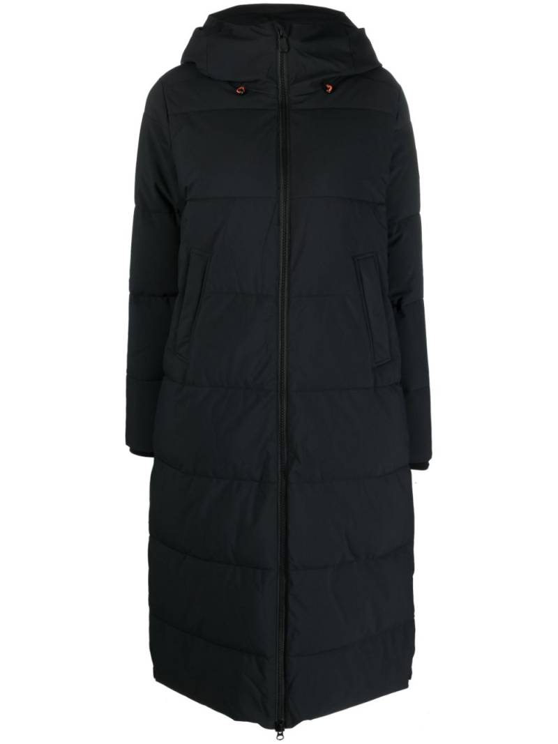 Save The Duck quilted hooded parka - Black von Save The Duck