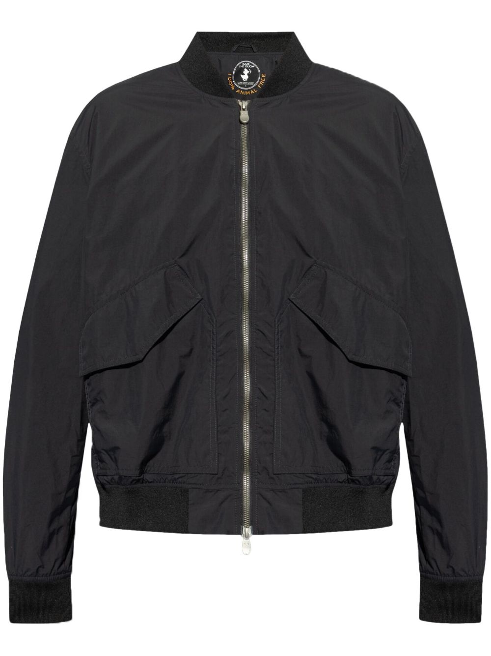 Save The Duck recycled nylon bomber jacket - Black von Save The Duck