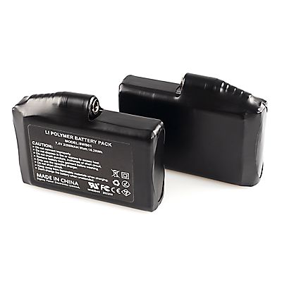 2-Pack 7.4 V Lithium-Ionen Akku von Savior