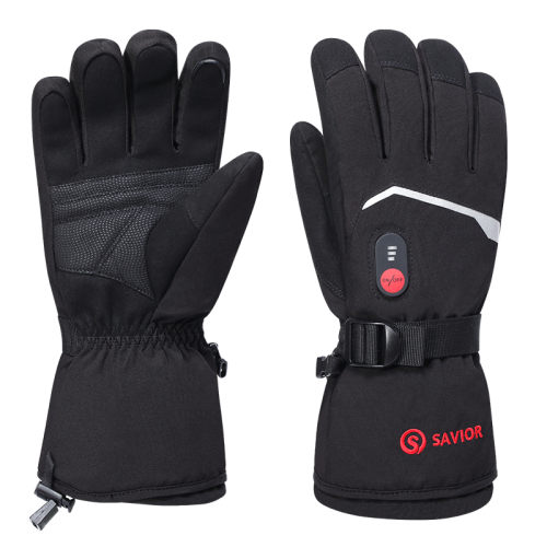 Savior Beheizbarer Finger Handschuh S66B - schwarz (Grösse: L - 9) von Savior