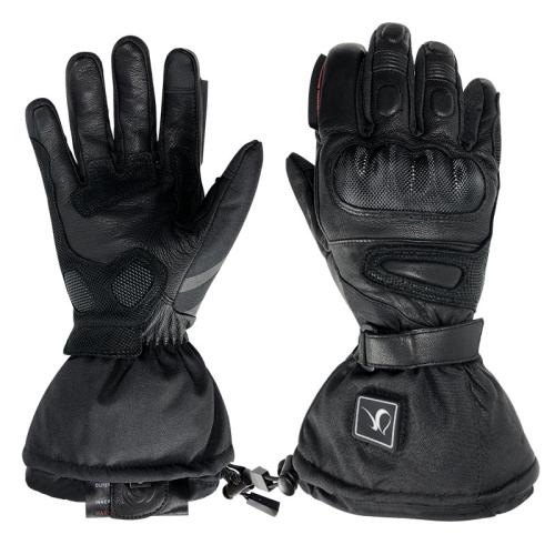 Savior Beheizbarer Motorrad Handschuh SDW03 - schwarz (Grösse: M - 8) von Savior